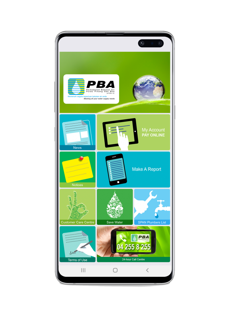 Water Bill & Payments Perbadanan Bekalan Air Pulau Pinang